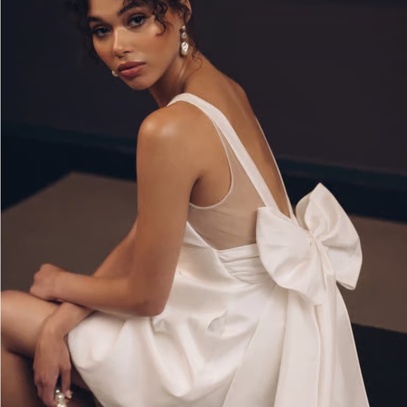 Jenny Yoo White Mini Dress - Picture 3 of 8